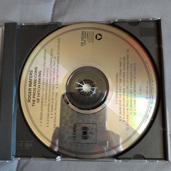 Roger Waters - The Pros and Cons Of Hitchhiking (CD, 1984 Columbia) Pink Floyd - Picture 4 of 4